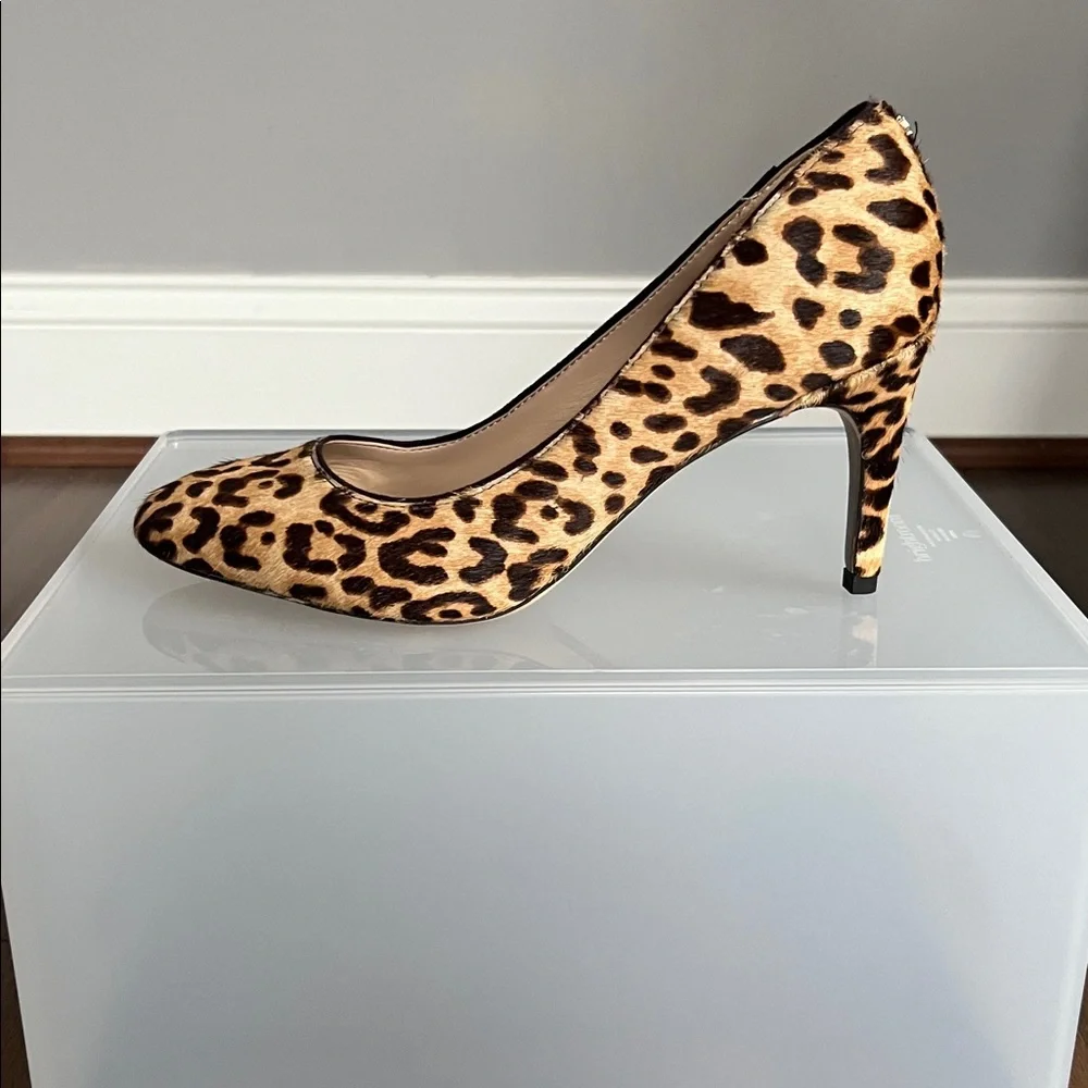 Sam Edelman Elise Jaguar-Print Calf Hair Pumps - Picture 3 of 12